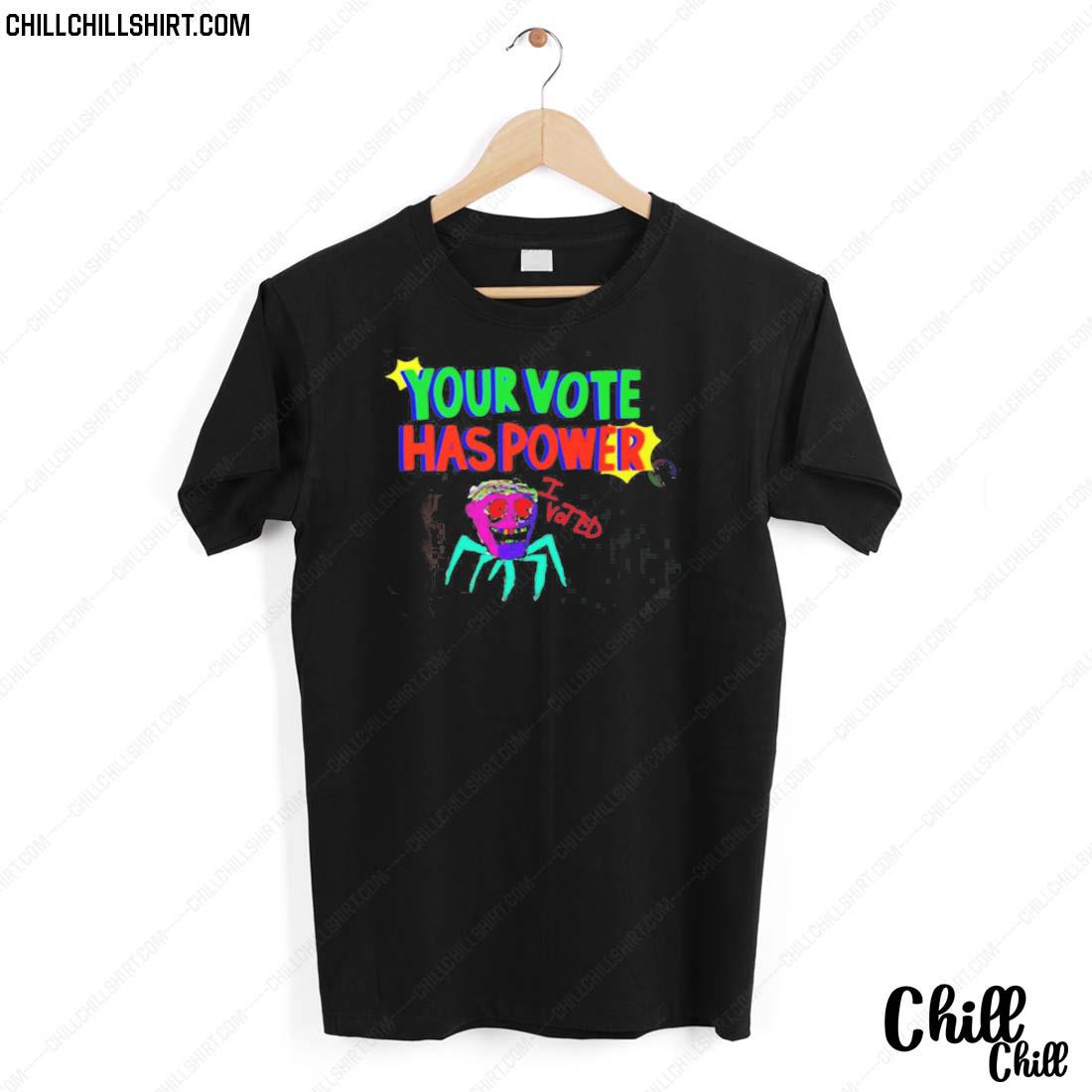 Nice spider Your Vote Has Power Ulster Country I Voted Essential T-shirt