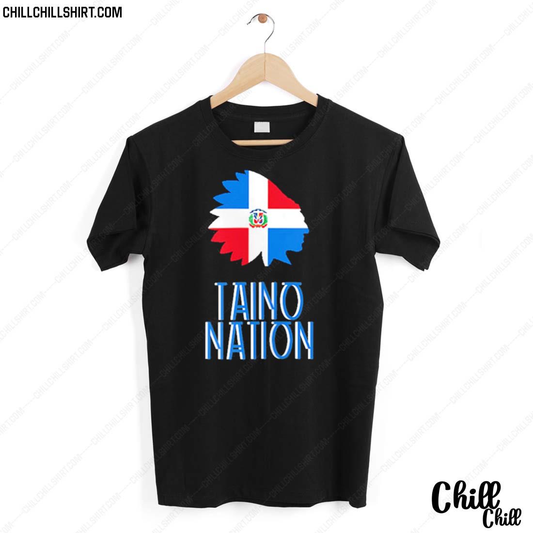 Nice taino Nation Dominican Republic Flag Caribbean Arawak Zip T-shirt