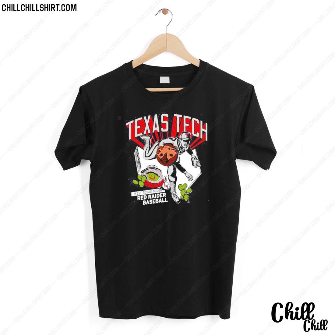 Nice texas Tech Red Raiders Bean Ball Baseball T-shirt