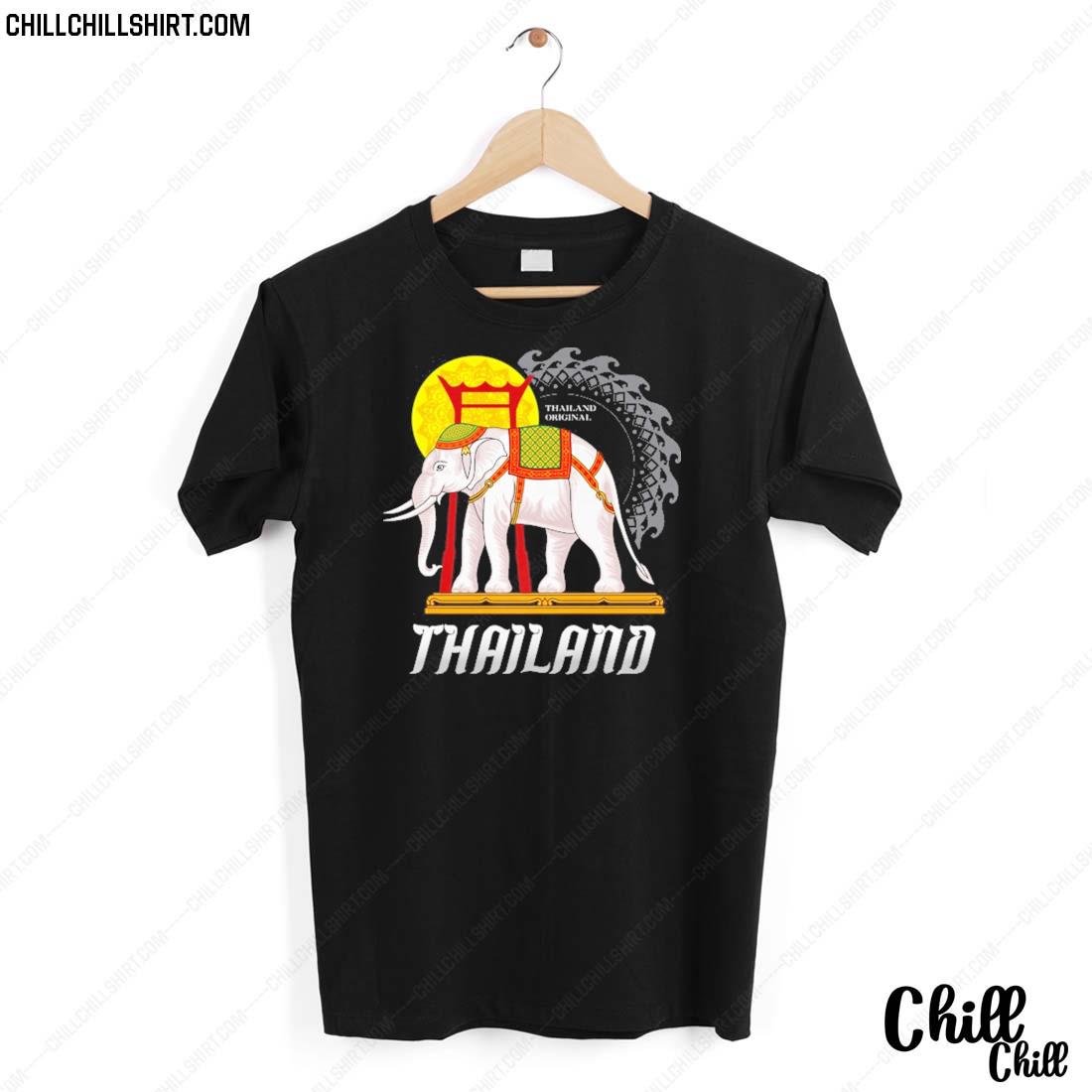 Nice thailand Original Thai Elephant Gift Idea T-shirt