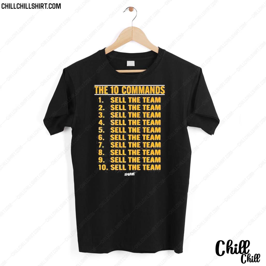 Nice the 10 Commands Sell The Team T-shirt
