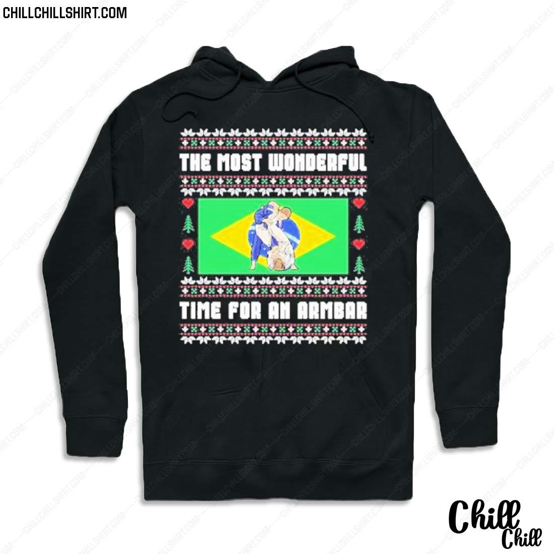 Nice the Most Wonderful Time For An Armbar Ugly Christmas 2022 Sweater Hoodie