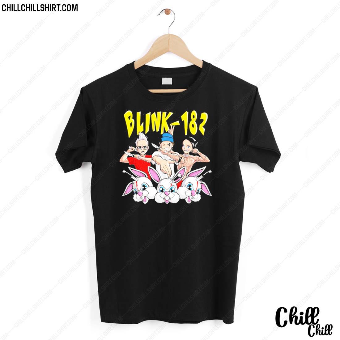 Nice throwing Knives Blink 182 American Rock Band T-shirt