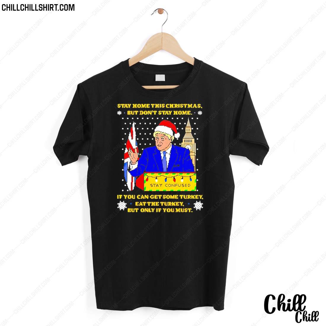 Nice trump Stay Home This Christmas But Don’t Stay Home Christmas Sweater