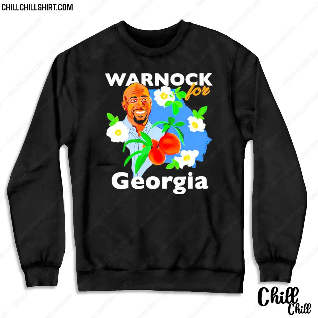 Nice warnock For Georgia Peach Flowers T-s Sweater