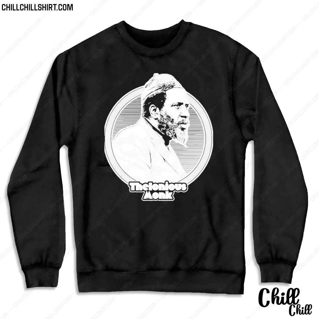 Nice white Portrait Thelonious Monk Jazz Music T-s Sweater
