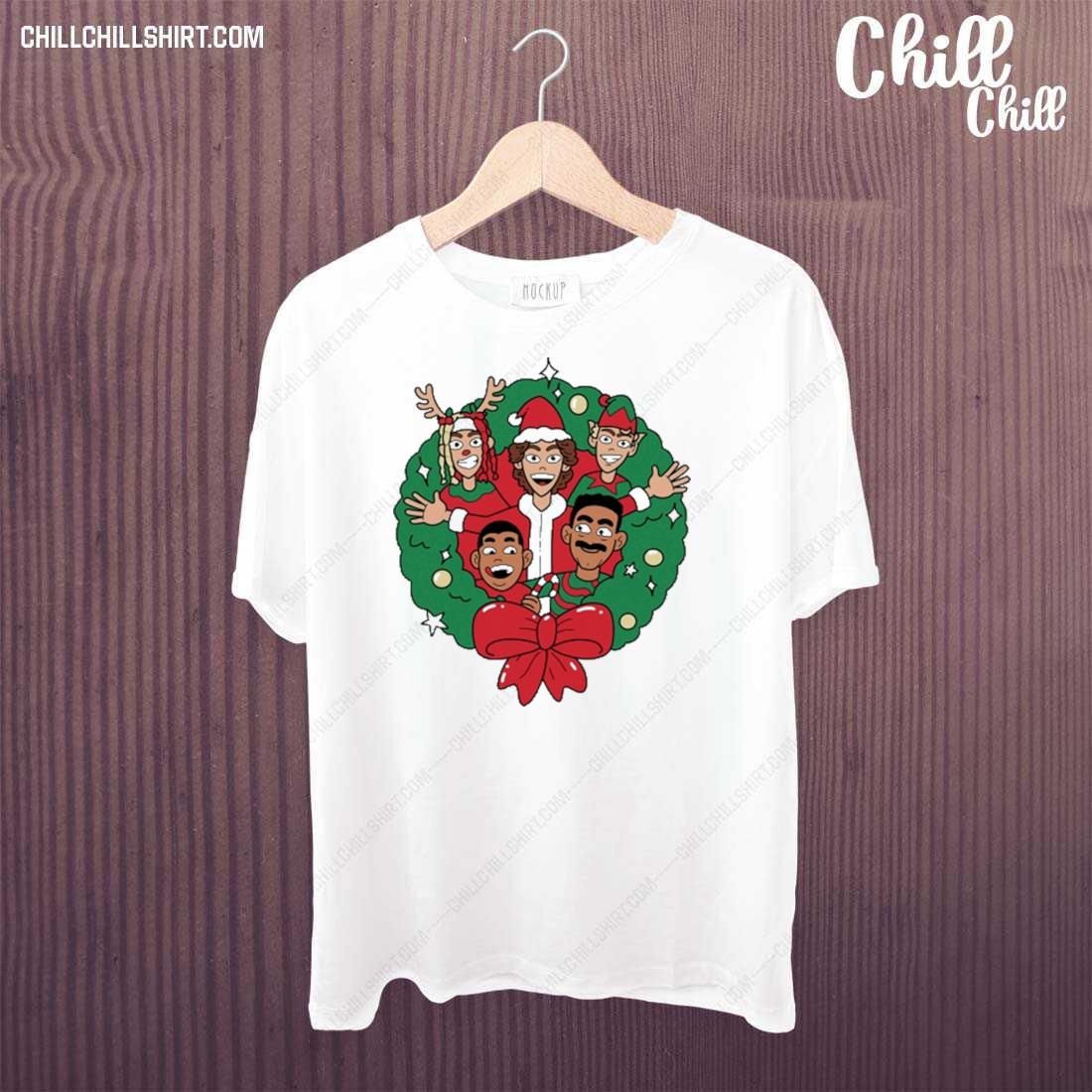 Nice wreath Christmas T-shirt