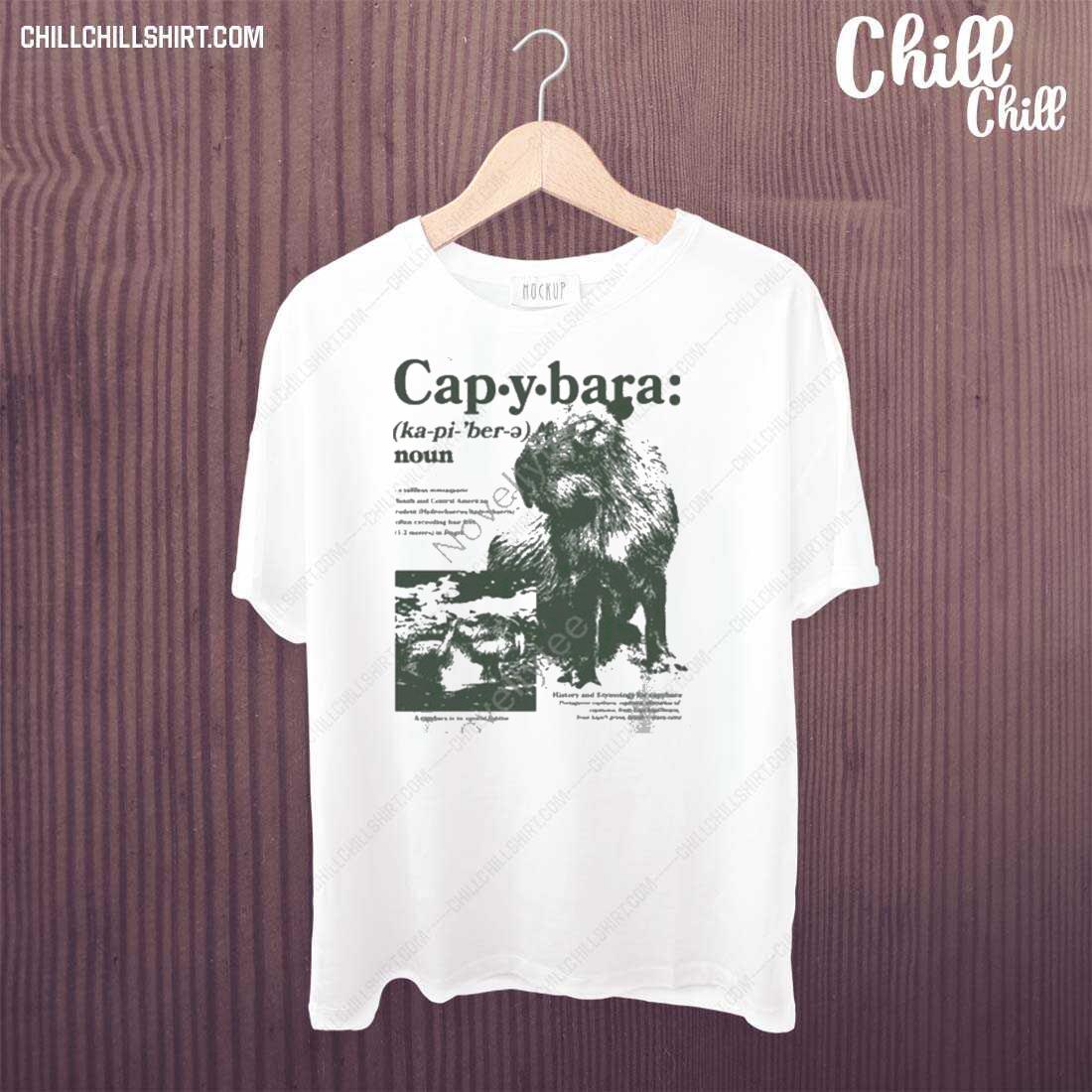 Official capybara Noun Defined T-shirt