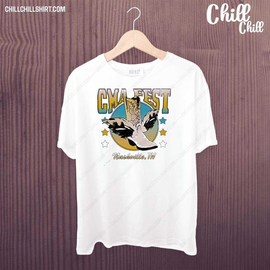 Official cma Winged Boot T-shirt