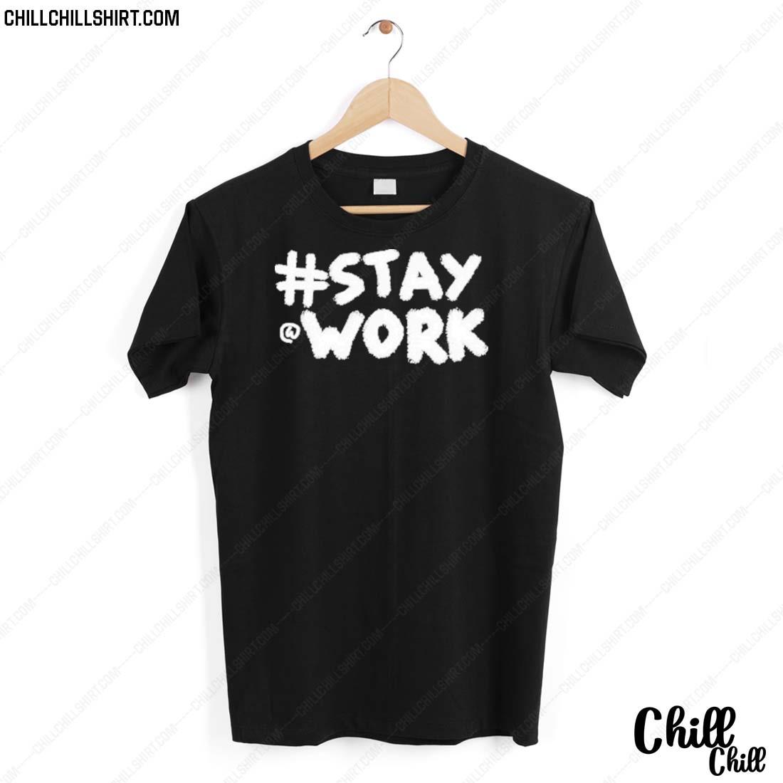 Official hashtag Stay At Work Elon Musk Tweet Muscle T-shirt