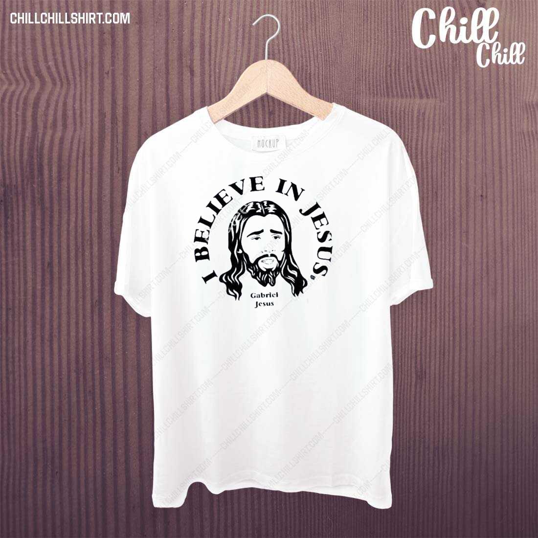 Official i Believe In Jesus Gabriel Jesus T-shirt