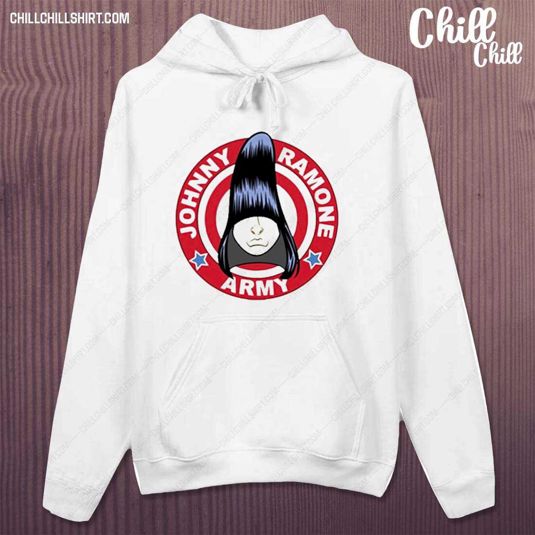 Official johnny Ramone Army American Musician T-s hoodie