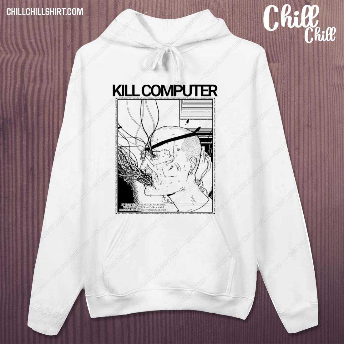 Official rory Blank Kill Computer T-s hoodie