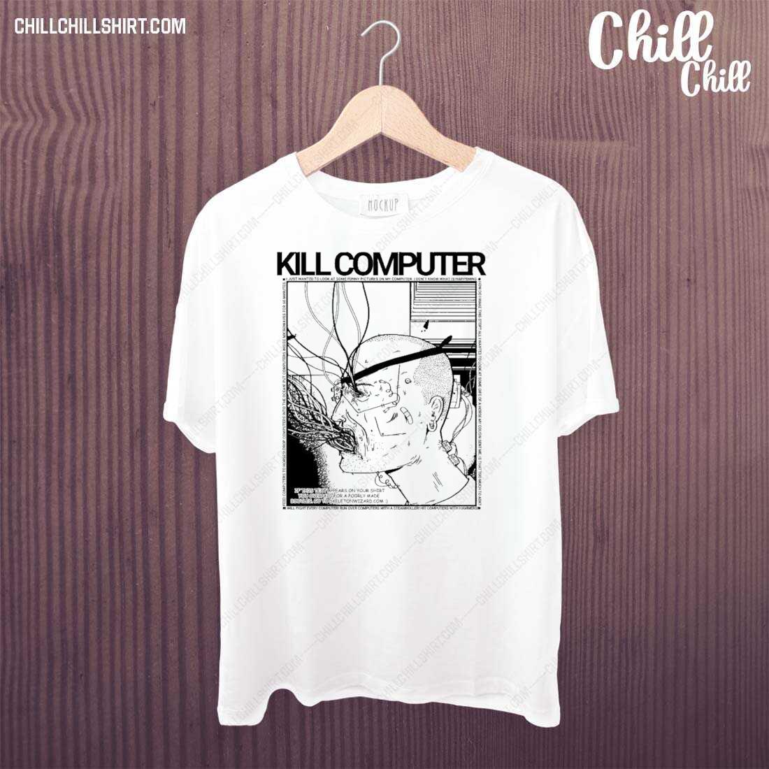 Official rory Blank Kill Computer T-shirt