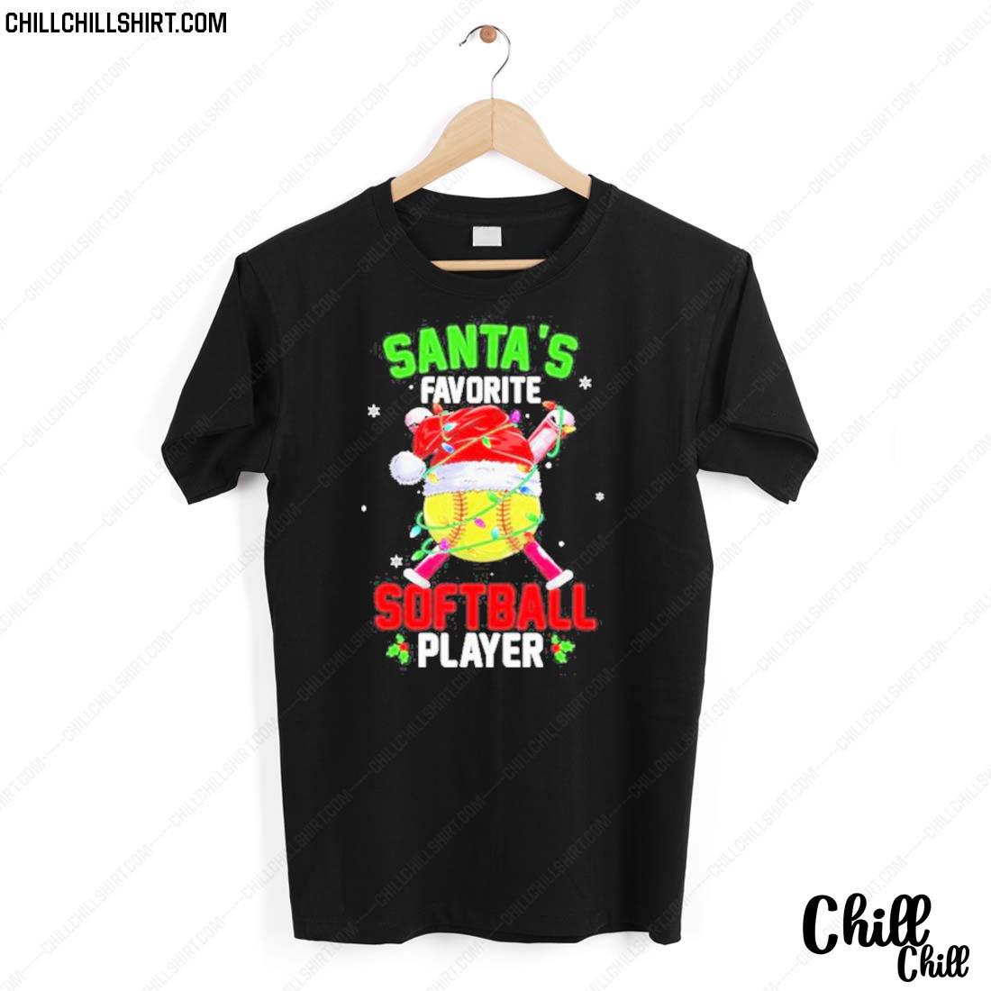 Official santa’s Favorite Softball Player Christmas 2022 T-shirt