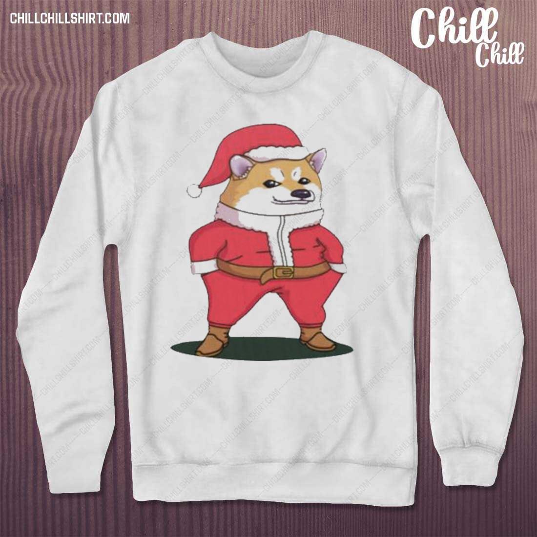 Official shiba Inu Nafo Santa Fella Christmas T-s sweater