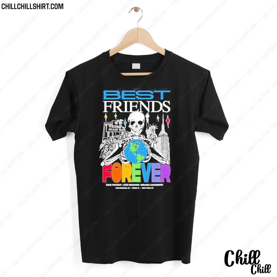 Official skeleton Best Friends Forever Dave Portnoy T-shirt