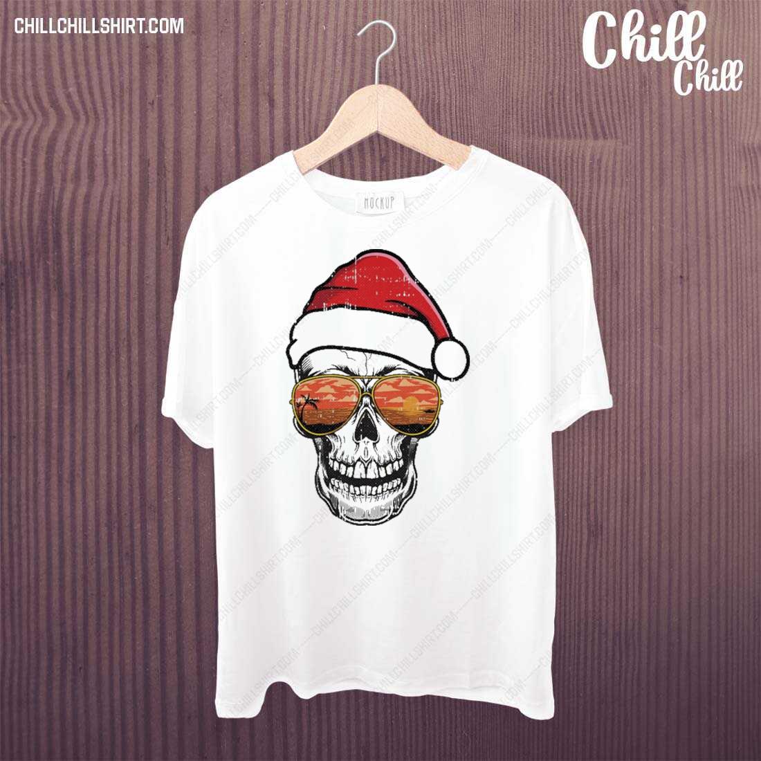 Official skull Christmas In July Beach Tropical Summer Vacation T-shirt