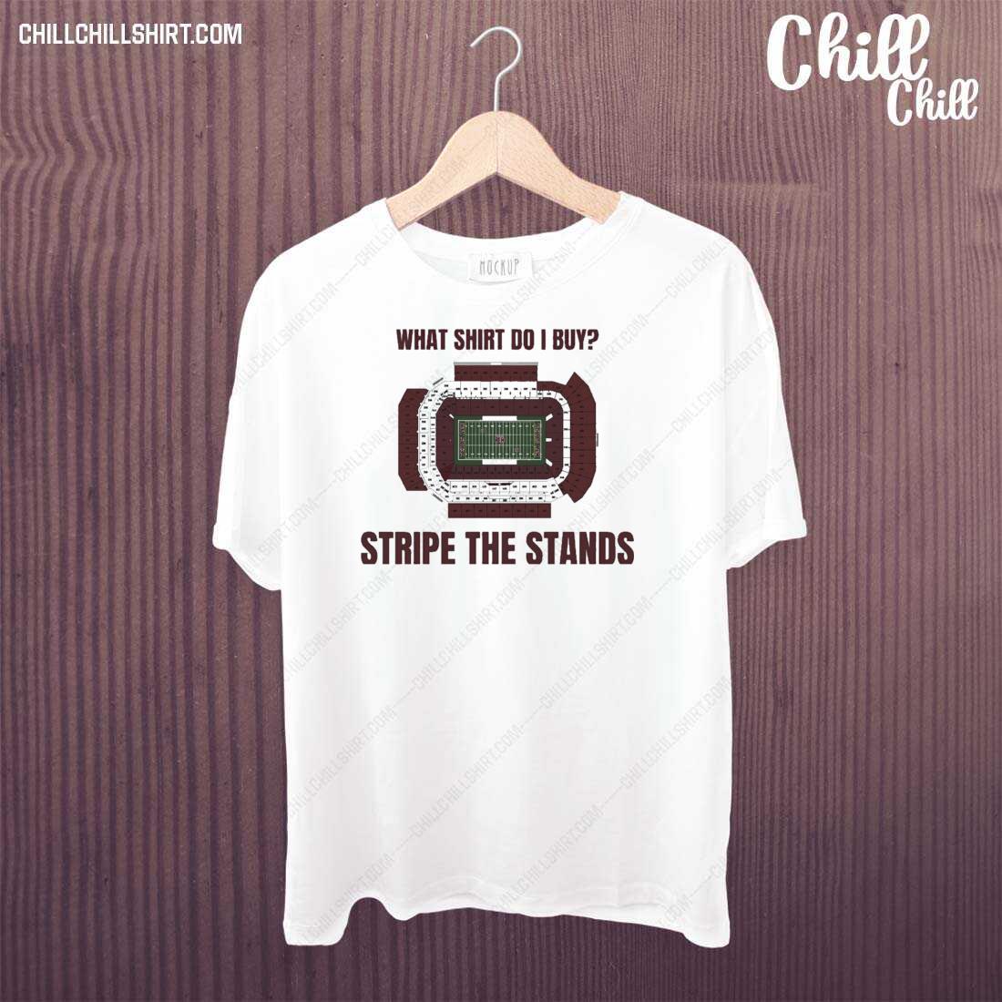 Official texas A&M Stripe The Stands T-shirt