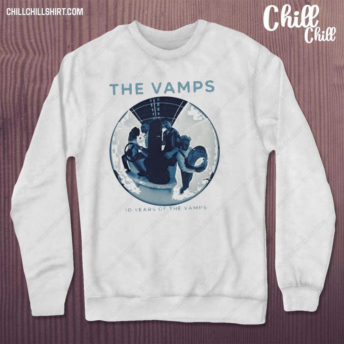 Official the Vamps 10 Years Natural T-s sweater