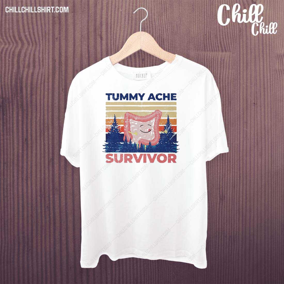 Official tummy Ache Survivor Awesome Winter Decorations T-shirt