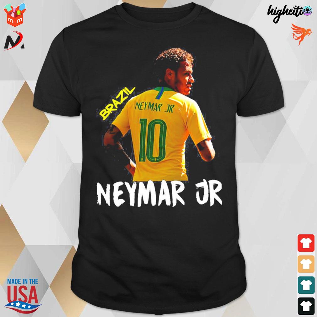 T-shirts Brazil Neymars Brazil Celebration Soccer Team Campaign Hot Sale  Kemp Fitness USA Size High Quality