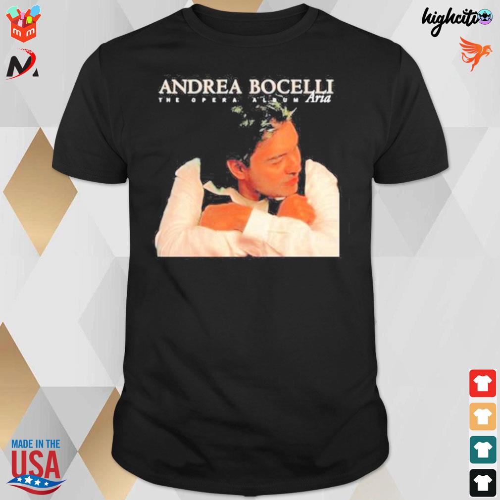 1998 Andrea Bocelli vintage aria the opera album tour t-shirt