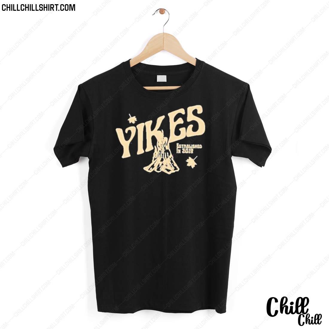 Nice yikes Established In 2019 T-shirt