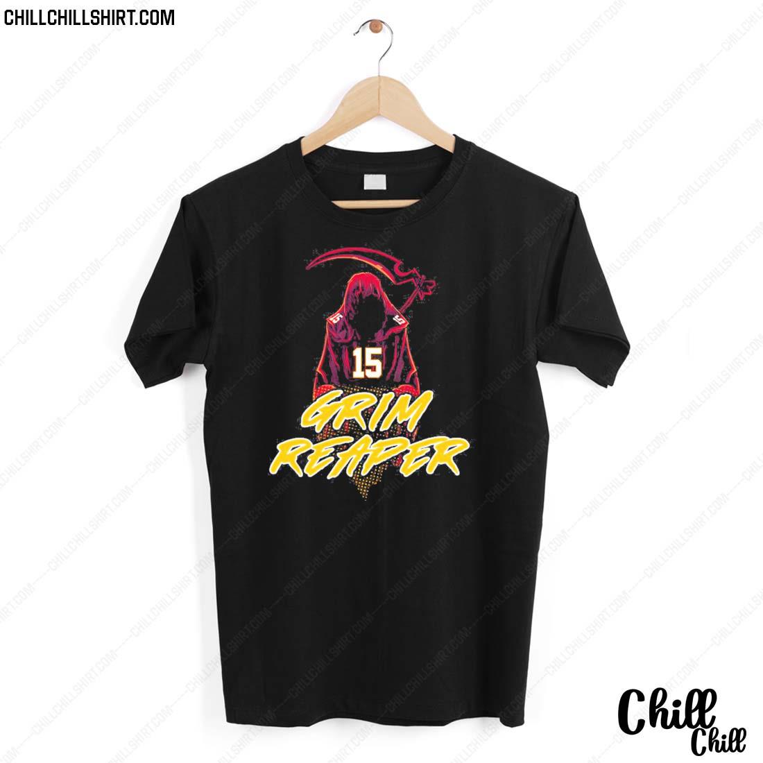 Nice mahomes Kc Chiefs Grim Reaper T-shirt