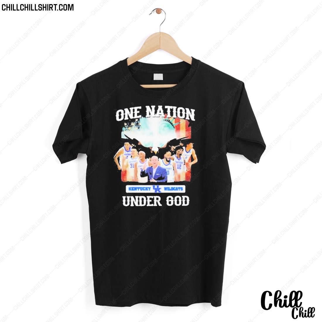 Nice one Nation Kentucky Uk Wildcats Under God T-shirt