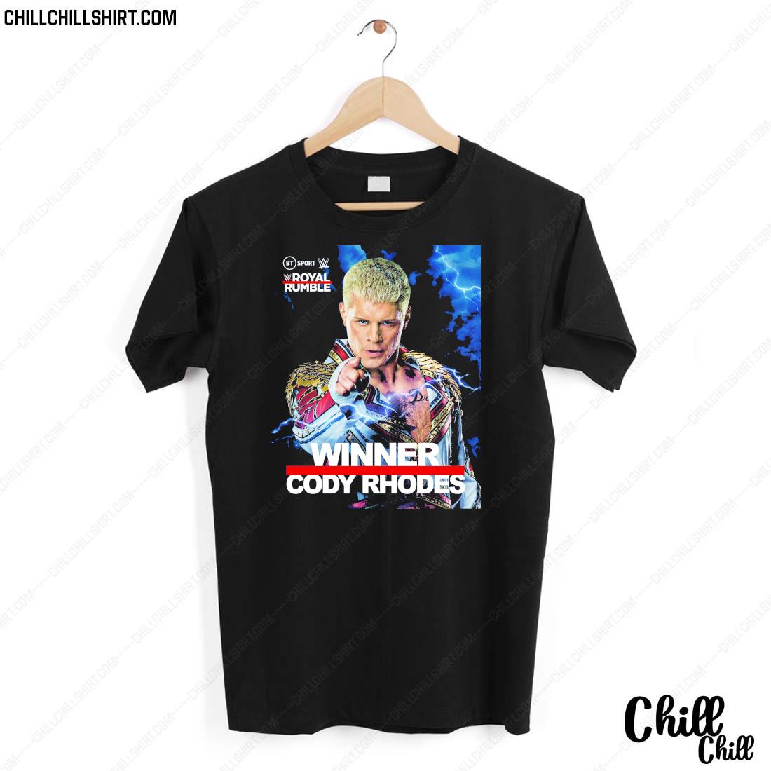 Nice royal Rumble The American Nightmare Cody Rhodes Is Winner At Main Event Wrestle Mania T-shirt