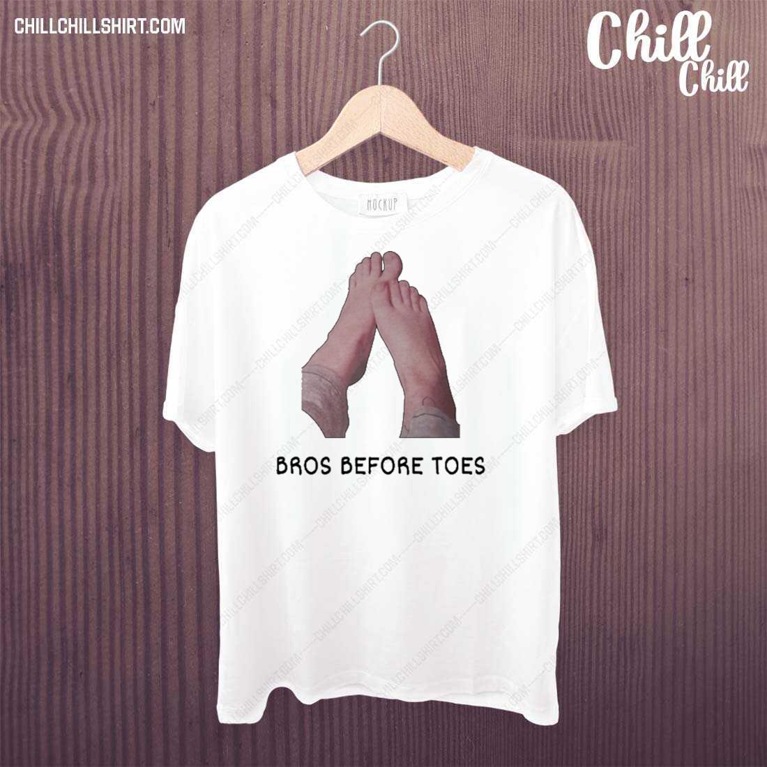 Official bros Before Toes T-shirt