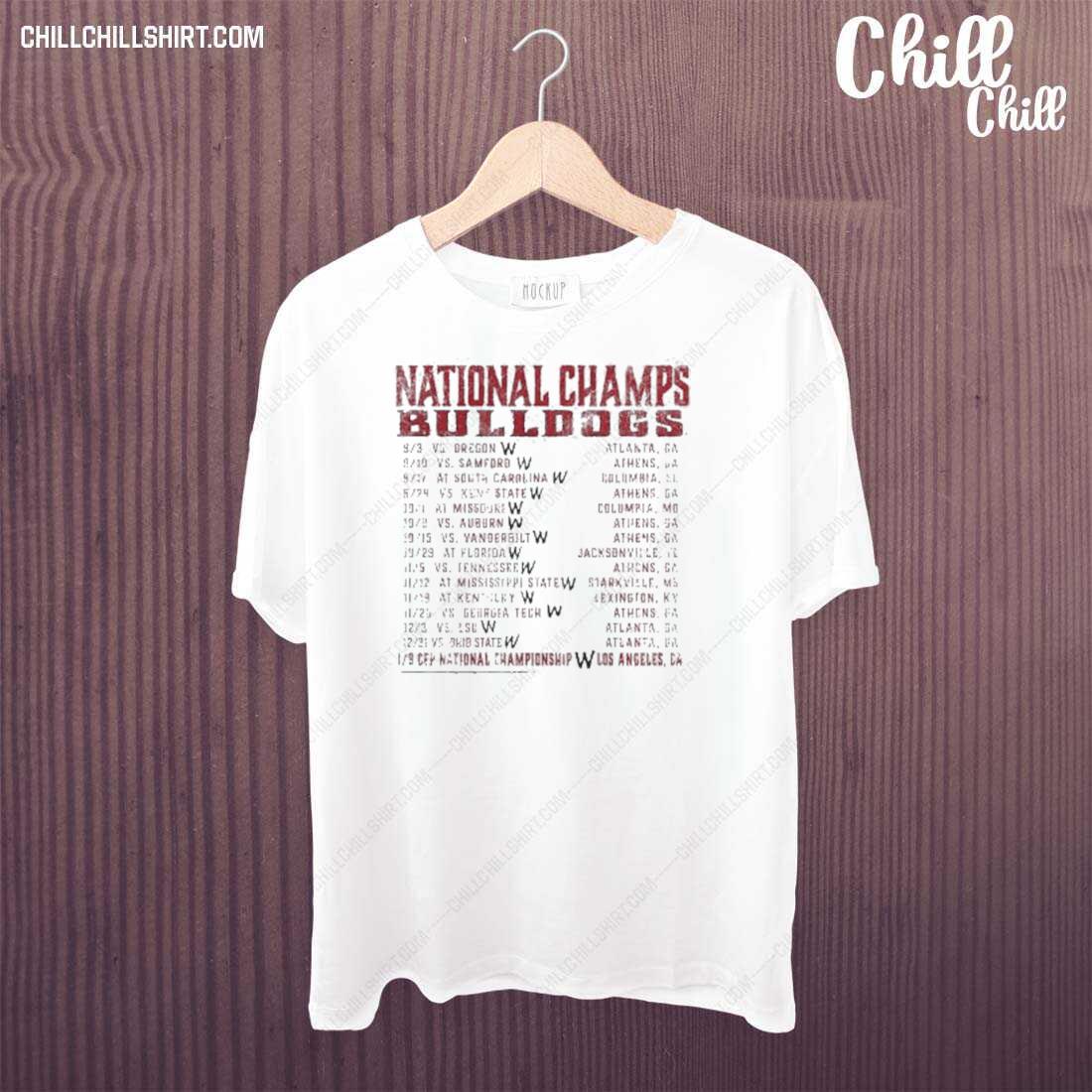 Official georgia Bulldogs National Champs Bulldogs 2023 T-shirt