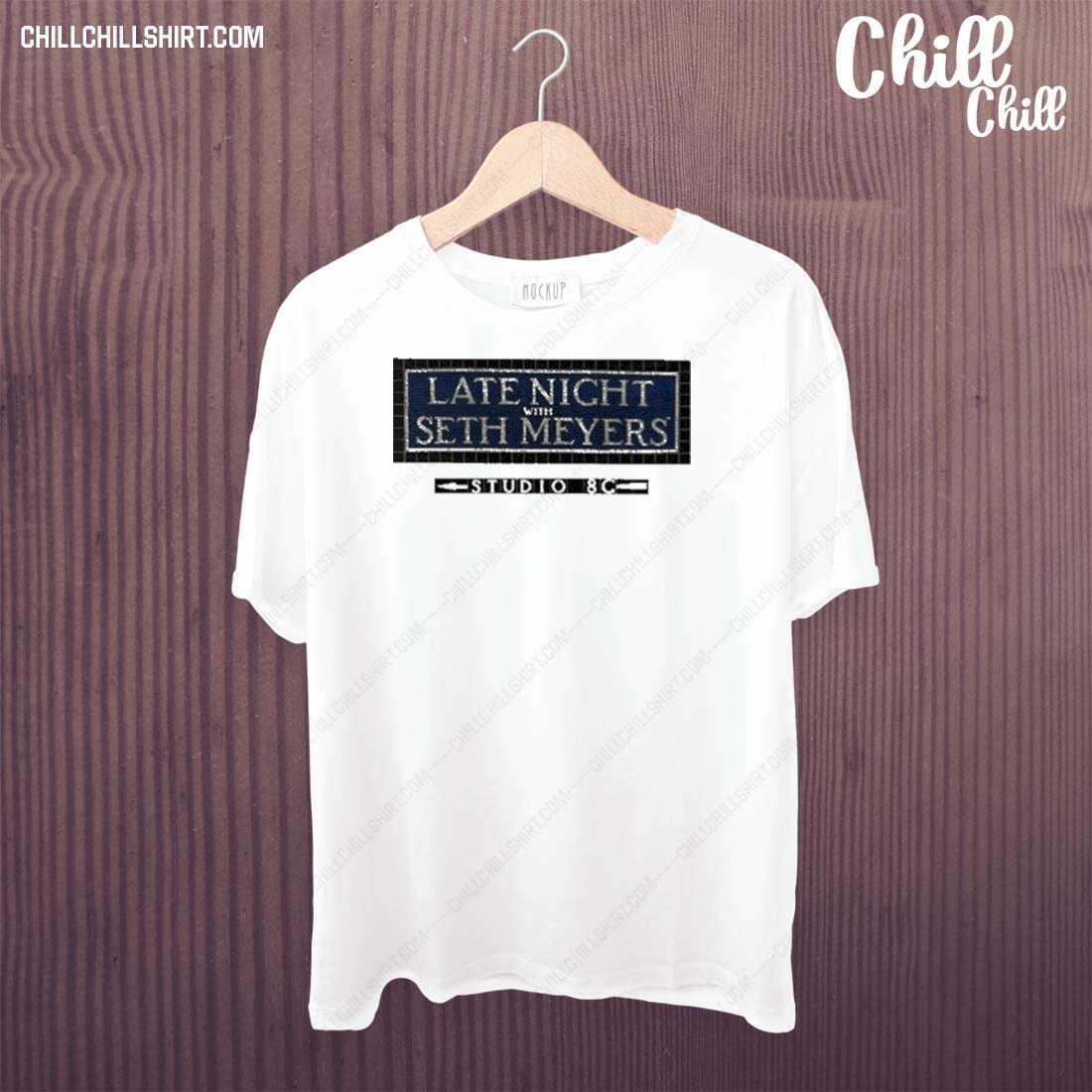 Official late Night With Seth Meyers Studio 8g T-shirt