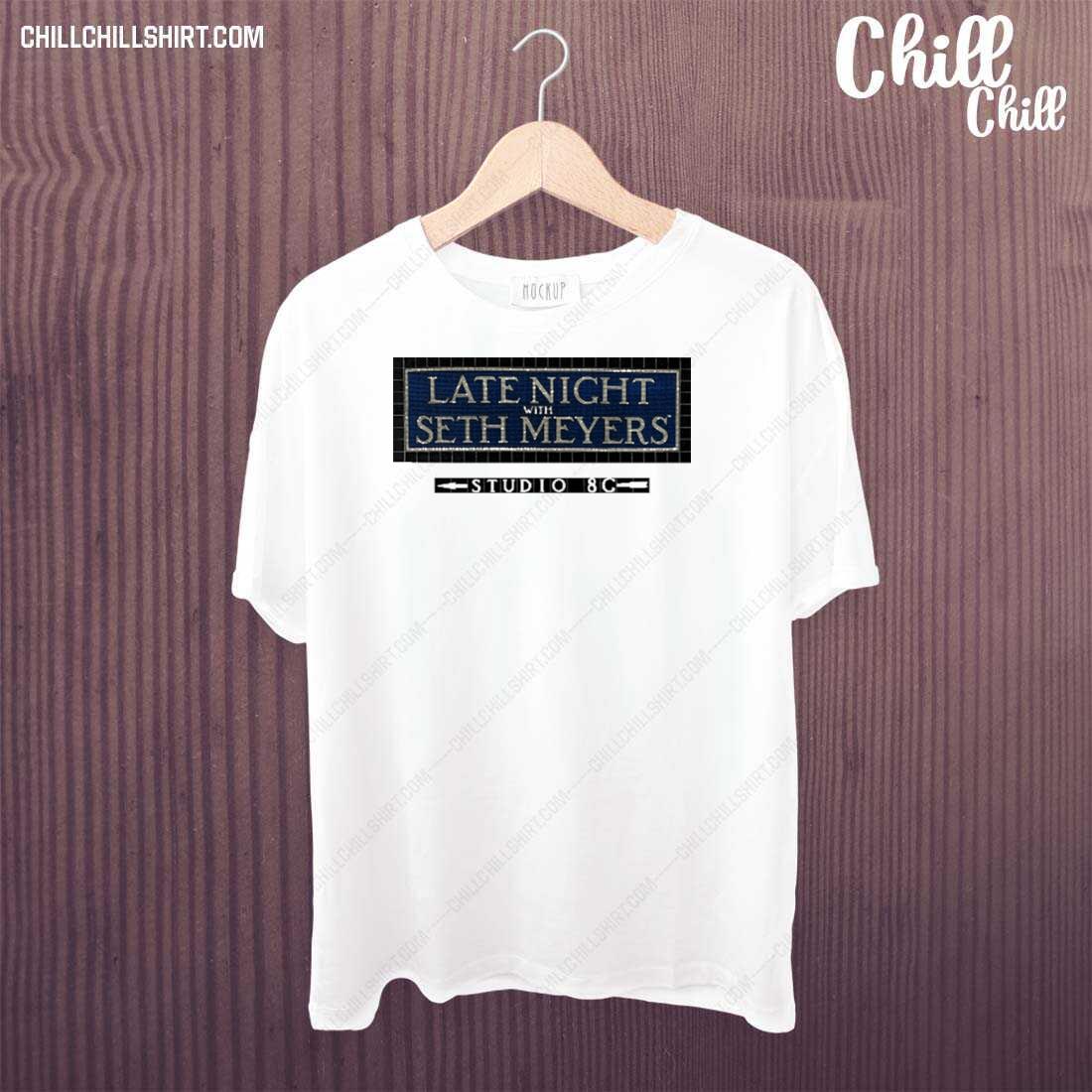 Official late Night With Seth Meyers Studio 8g Tee T-shirt
