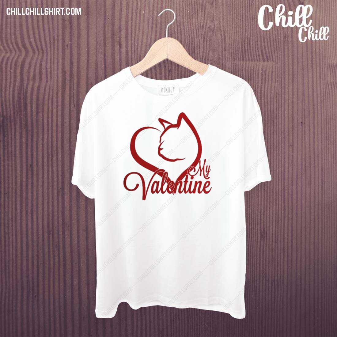 Official my Valentine Is Cat Valentine T-shirt