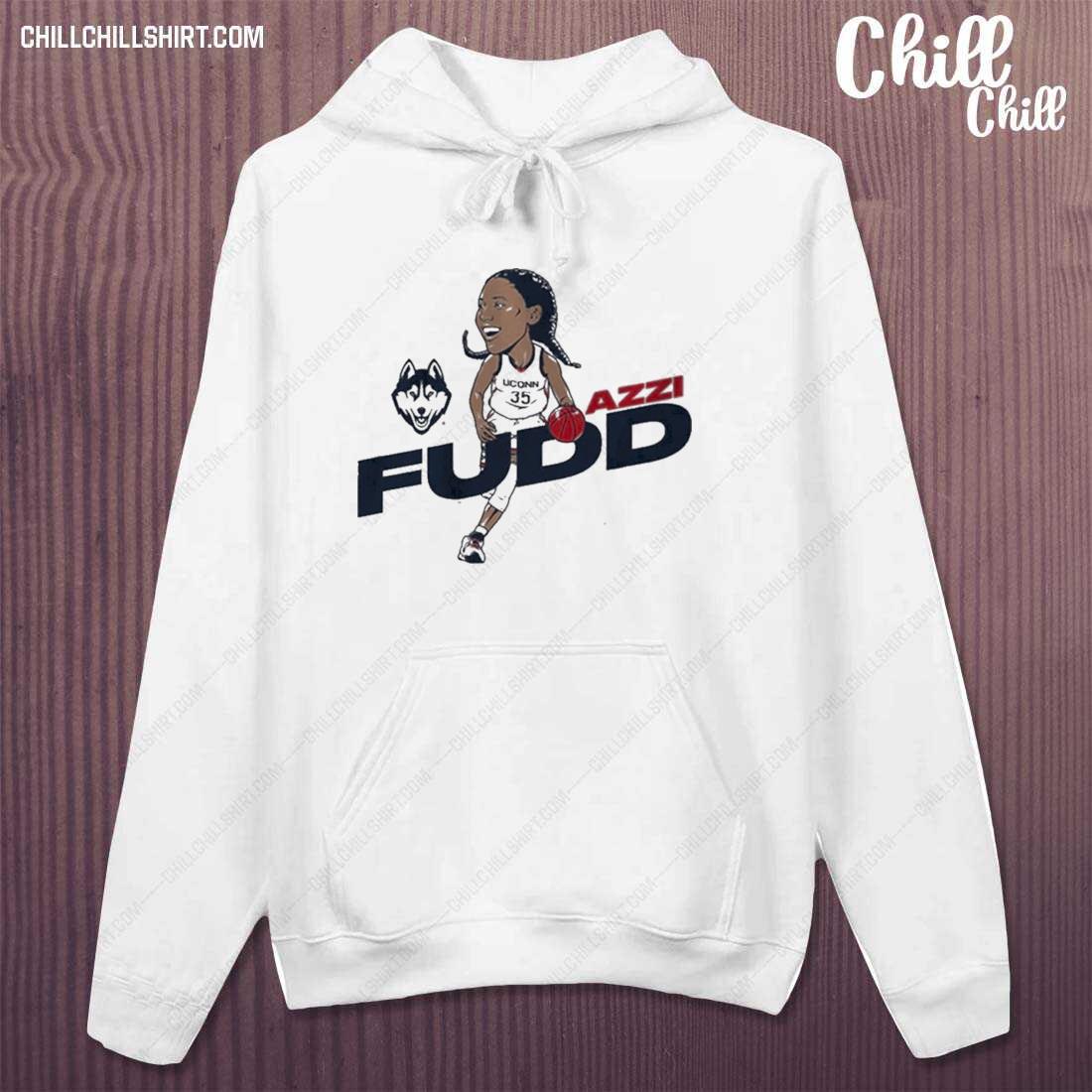 Official uconn Basketball Azzi Fudd Caricature T-s hoodie