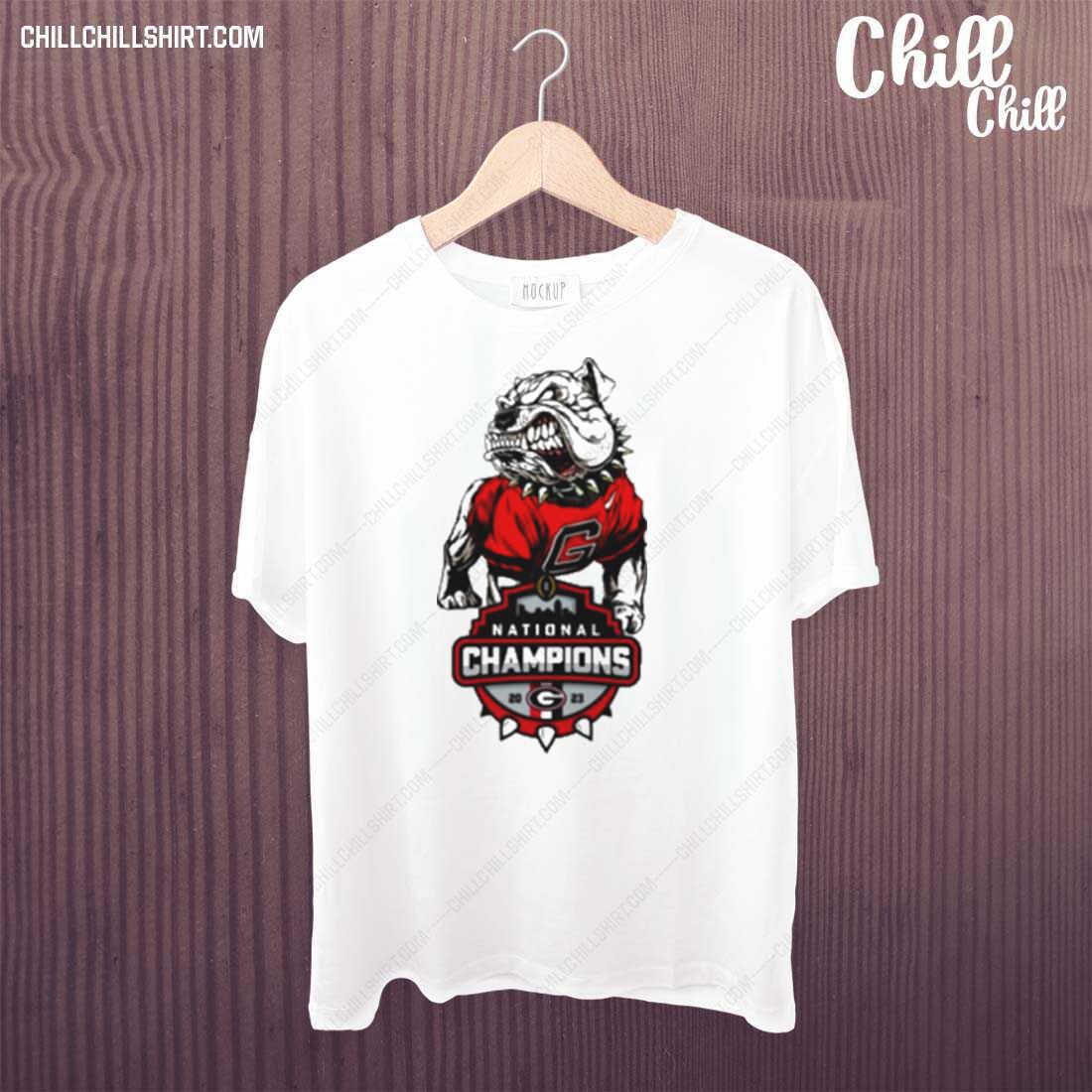 Official uga 2023 National Championship Georgia Bulldogs Football T-shirt
