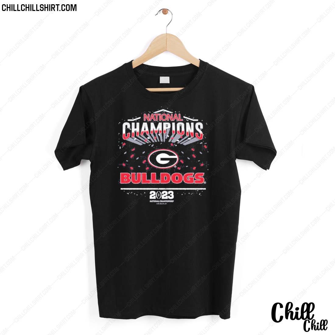 Official uga College Football Playoff 2023 National Champions T-shirt