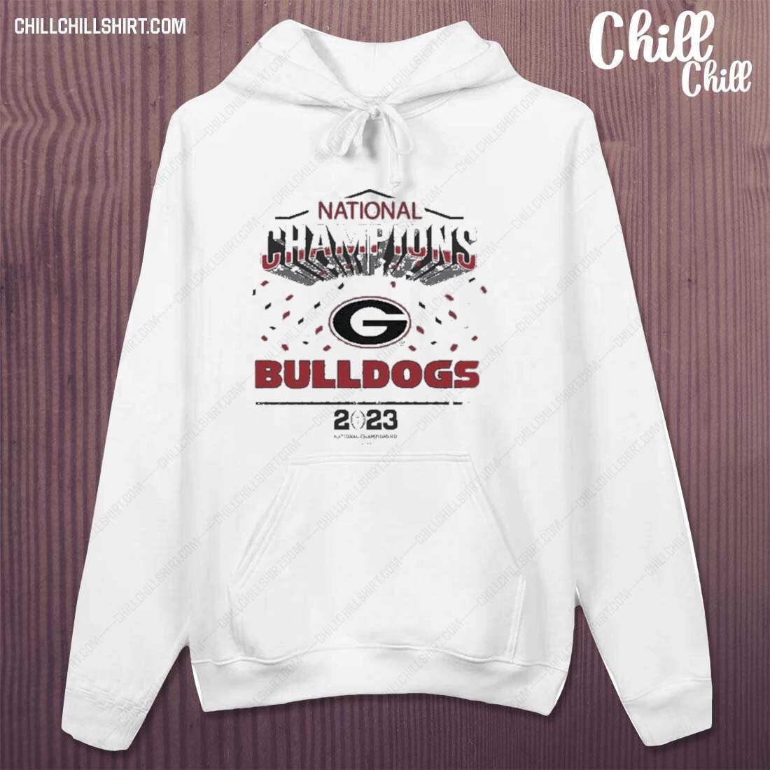 Official uga Football College Football Playoff 2023 National Champions T-s hoodie