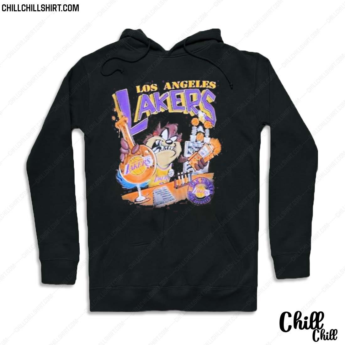 Official vintage Looney Tunes Los Angeles Lakers T-s Hoodie