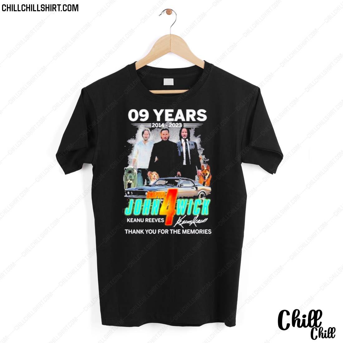 Nice 9 Years Annivesary John Wick T-shirt