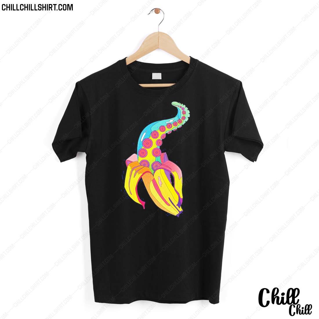 Nice bananacle Octopus Parody Art T-shirt