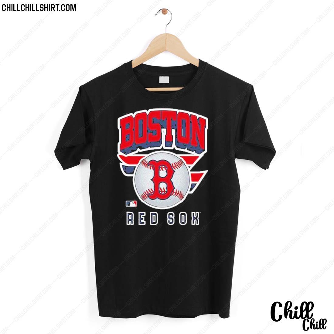 Nice boston Red Sox Navy Ninety Seven T-shirt