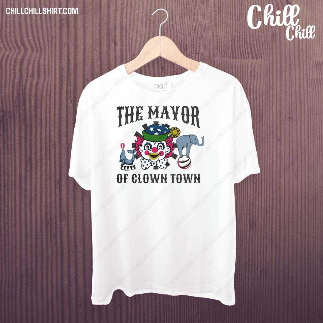 Nice bouncyclown The Mayor Of Clown Town T-shirt