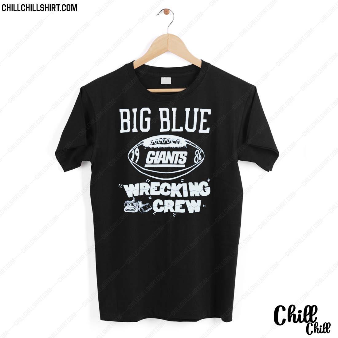 Nice giants Big Blue Wrecking Crew T-shirt