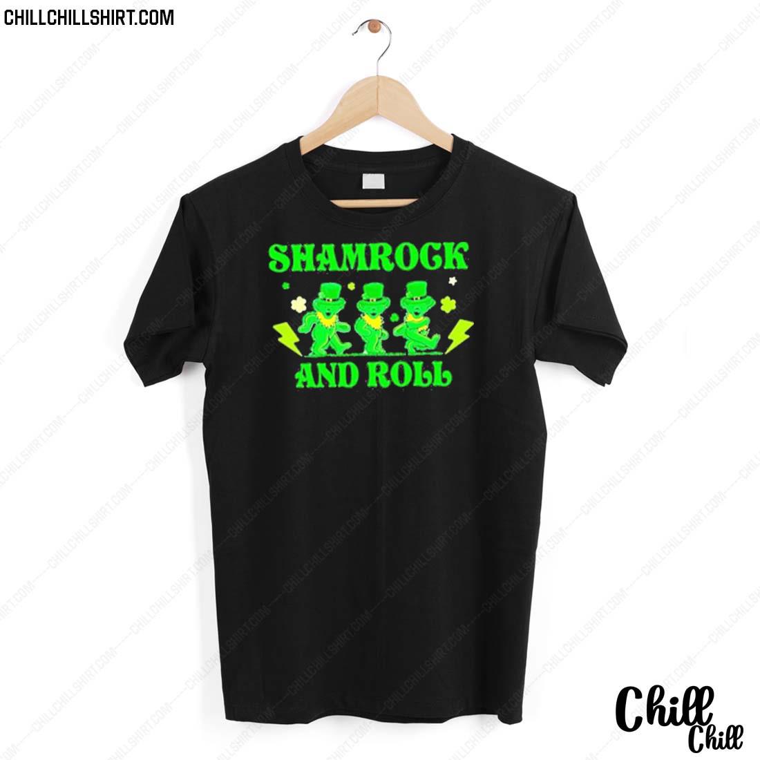 Nice grateful Dead Shamrock And Roll Patricks Day T-shirt