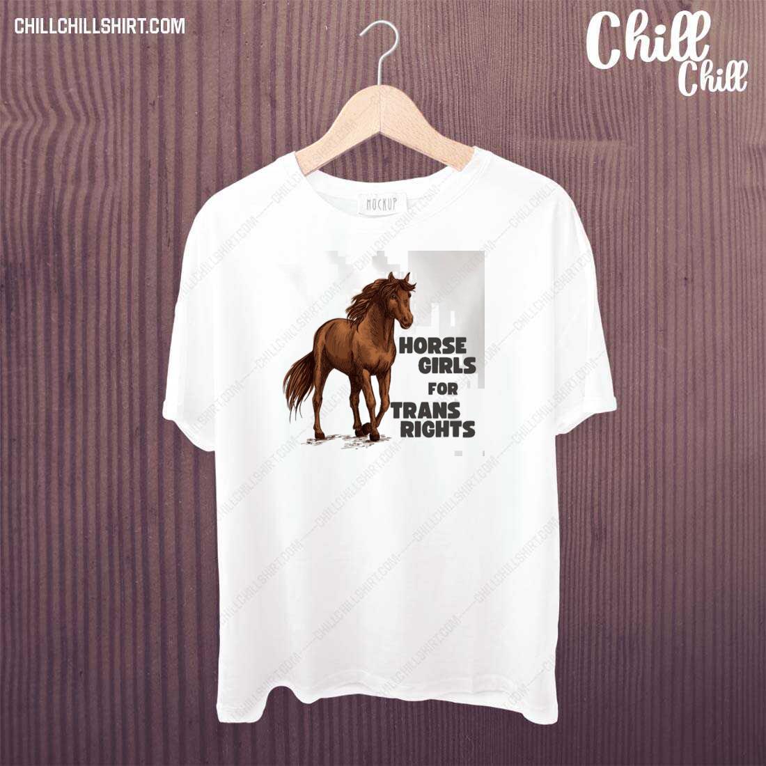 Nice horse Girls For Trans Rights T-shirt