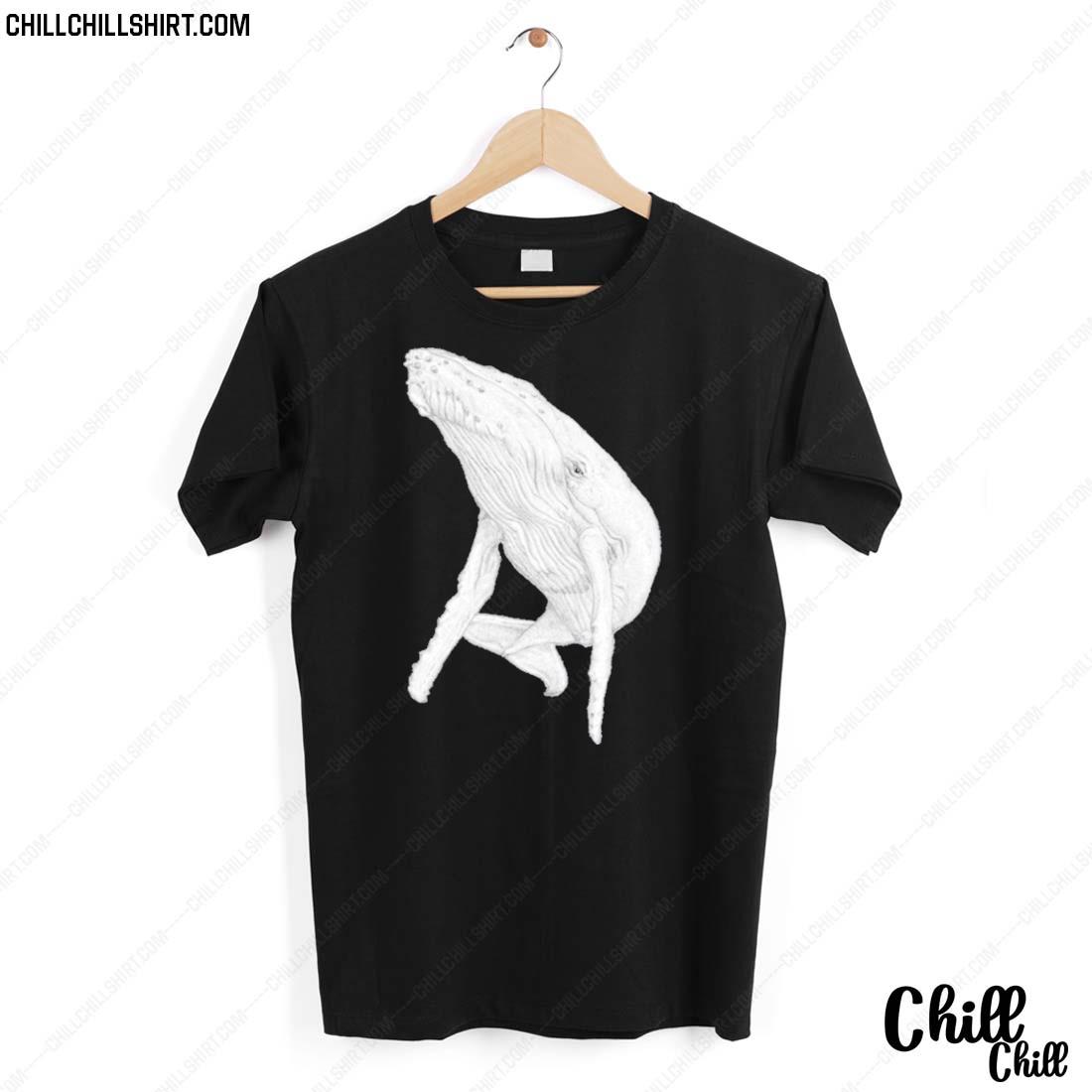 Nice humpback Whale White Design T-shirt