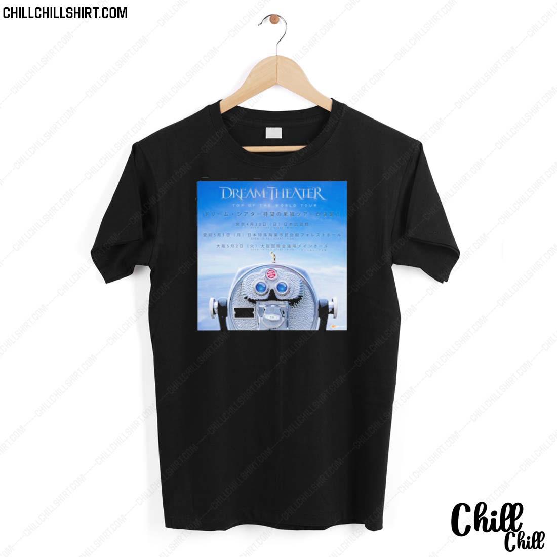 Nice japan Top Of The World Tour Dream Theater T-shirt